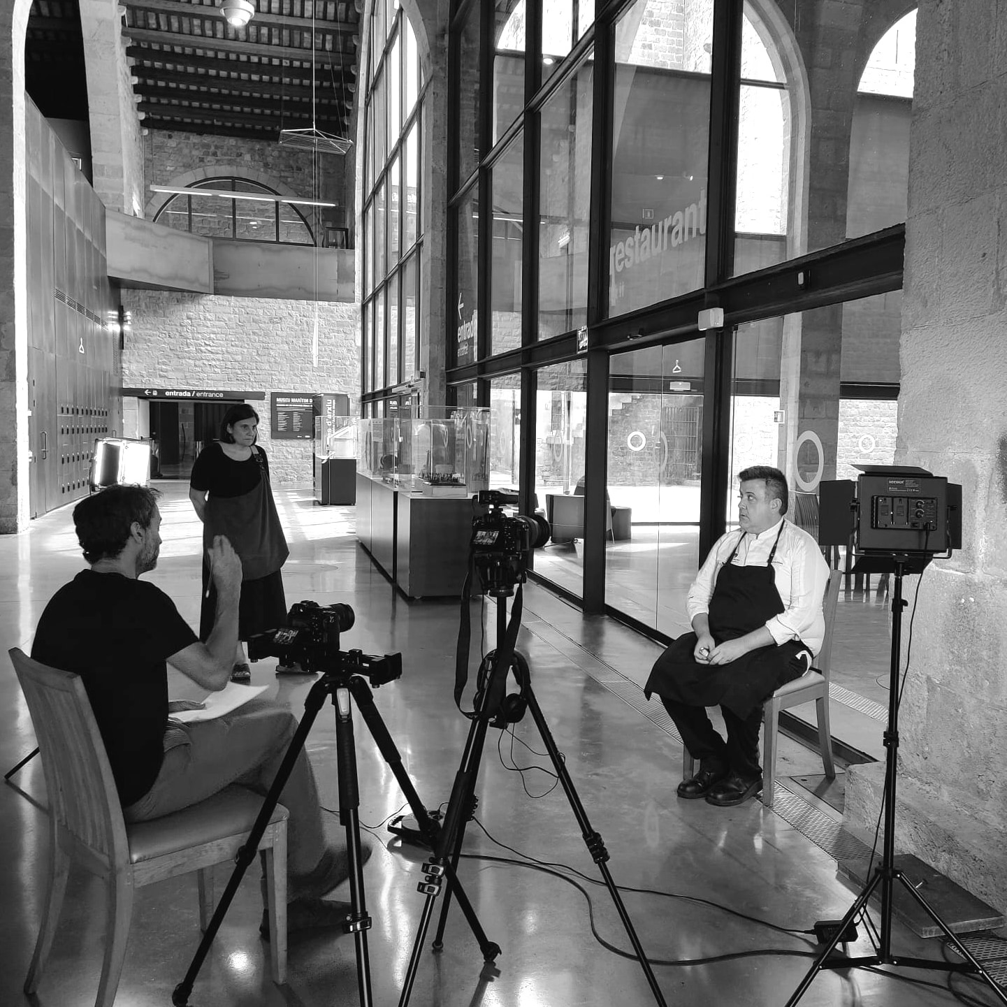 How to prepare a documentary interview in 2026: audiovisual production image by LAPRODU FILMS in Barcelona.